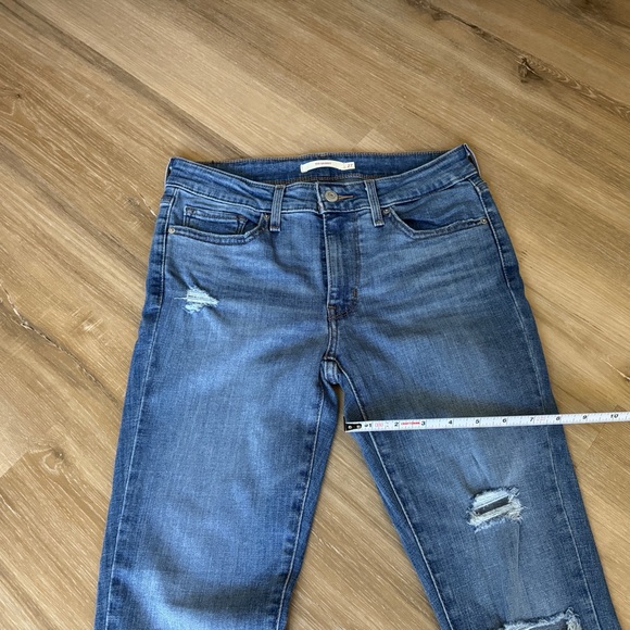 Levi’s 711 Skinny Mid Rise Ankle Jeans Size 27 - Picture 8 of 10